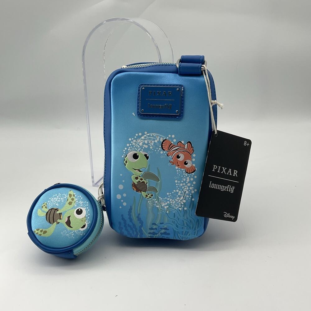 Loungefly Disney Pixar Finding Nemo Crush Squirt Crossbody Bag